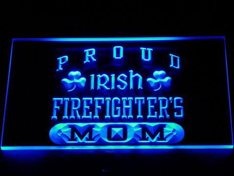 Irish Fire Fighter's Mom LED Neon Sign